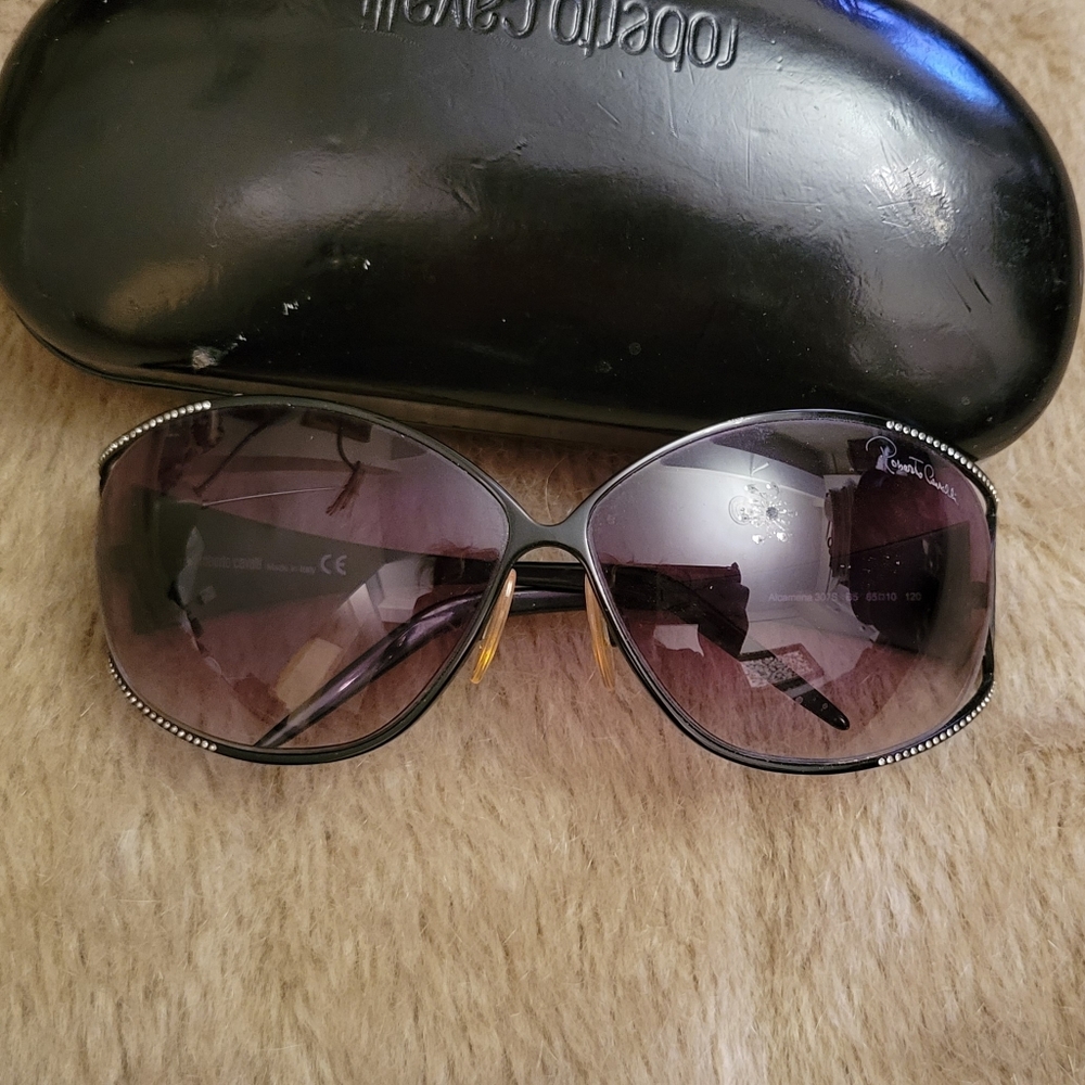 Roberto Cavalli rhinestone frame sunglasses with original case - Picture 2 of 11